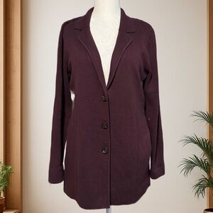 J.JILL DOUBLE KNIT BLAZER – SIZE M – VERY GOOD PRE-LOVED